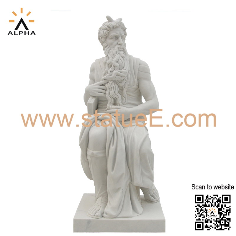 Marble Moses statue